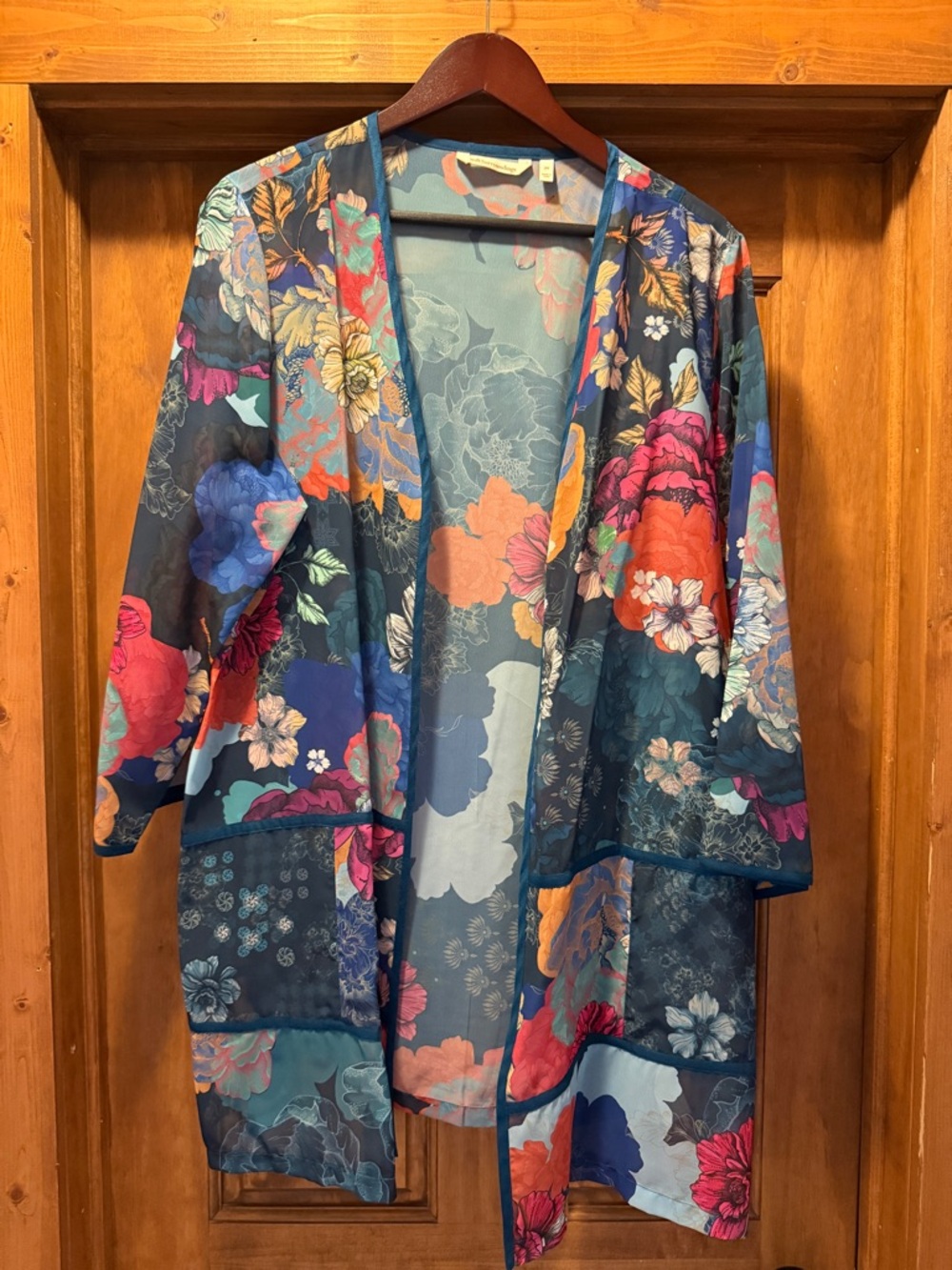 Soft Surroundings Floral Shear Cardigan